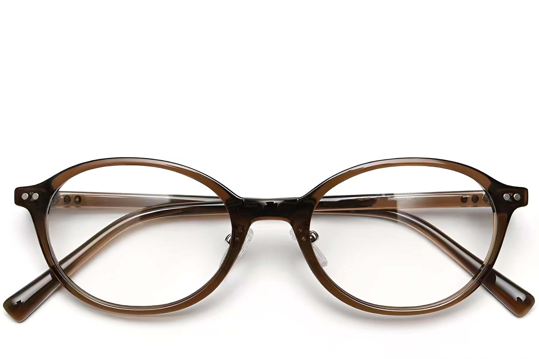 BS0423-0051_Brown_Oval_TR90_Glasses_front