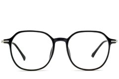BS0423-0058_Black_Geometric_TR90_Glasses_front