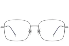 BS0423-0108_Grey_Rectangular_Titanium_Glasses_front