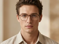 Oval Brown TR90 Glasses #BS0423-0111