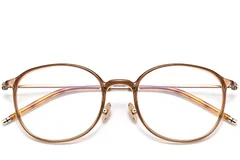 BS0423-0111_Brown_Oval_TR90_Glasses_front
