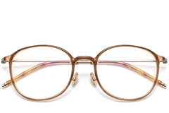 BS0423-0111_Brown_Oval_TR90_Glasses_front