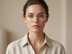 Ovale transparente TR90-Brille #BS0423-0114