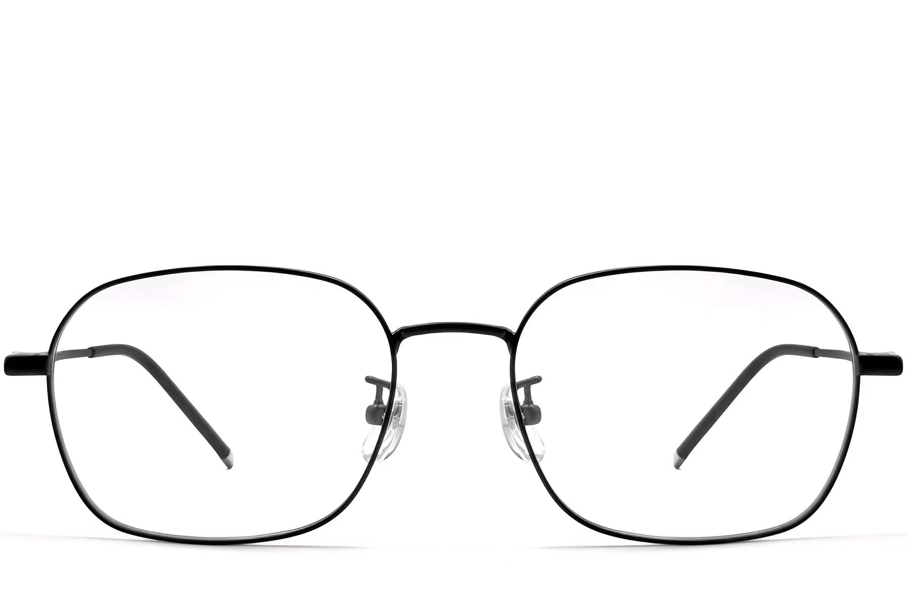 BS0423-0119_Black_Geometric_Titanium_Glasses_front