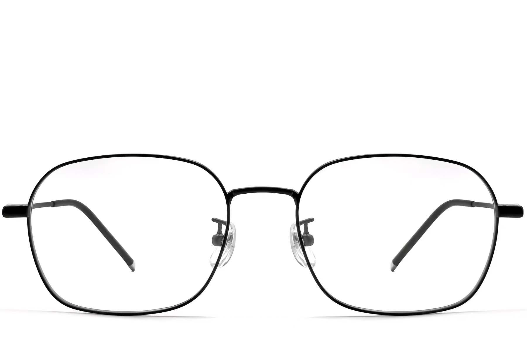 BS0423-0119_Black_Geometric_Titanium_Glasses_front