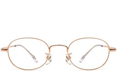 BS0423-0120_Pink_Oval_Titanium_Glasses_front