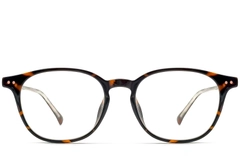 BS0423-0124_Tortoiseshell_Oval_TR90_Glasses_front