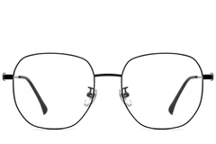 BS0423-0148_Black_Geometric_Metal_Glasses_front