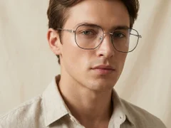 Geometric Black Metal Glasses #BS0423-0149