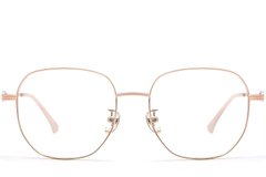 BS0423-0150_Pink_Geometric_Metal_Glasses_front