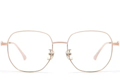 BS0423-0150_Pink_Geometric_Metal_Glasses_front