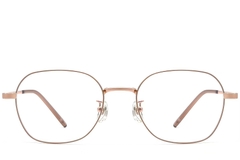 BS0423-0159_Brown_Geometric_Metal_Glasses_front