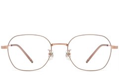 BS0423-0159_Brown_Geometric_Metal_Glasses_front
