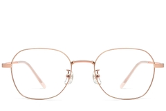 BS0423-0162_Pink_Geometric_Metal_Glasses_front