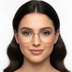 BS0423-0162_Pink_Geometric_Metal_Glasses_model