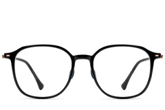 BS0423-0165_Black_Geometric_TR90_Glasses_front