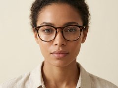 Oval Tortoiseshell TR90 Glasses #BS0423-0177