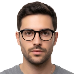 BS0423-0180_Black_Oval_TR90_Glasses_model