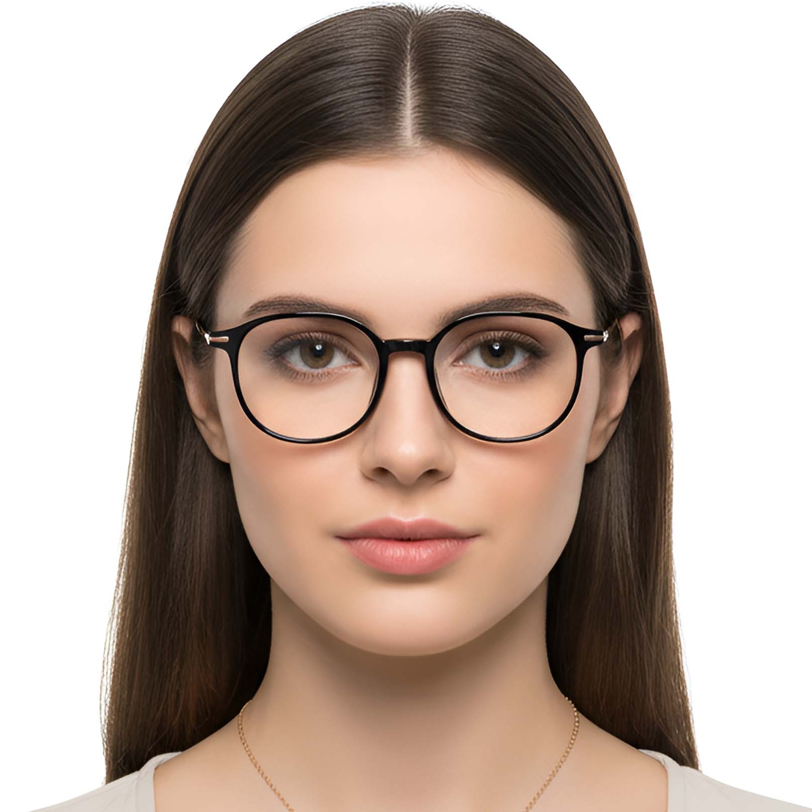 BS0423-0187_Black_Oval_TR90_Glasses_model