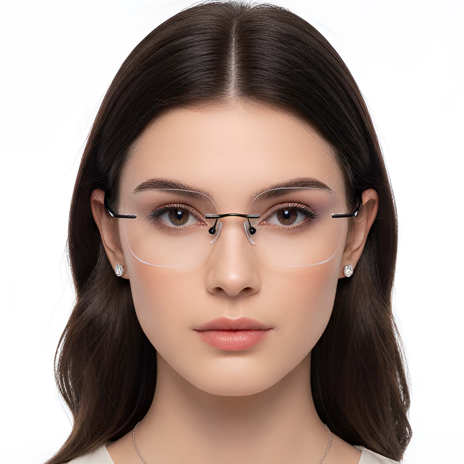 BS0423-0208_Black_Invisible_Titanium_Glasses_model