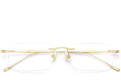 BS0423-0217_Golden_Invisible_Titanium_Glasses_front