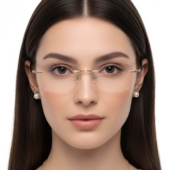 BS0423-0223_Golden_Invisible_Titanium_Glasses_model