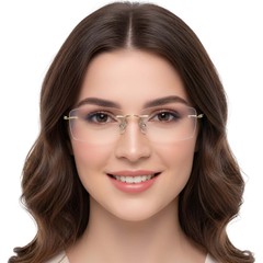 BS0423-0229_Golden_Invisible_Titanium_Glasses_model
