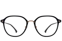 BS0423-0234_Black_Geometric_TR90_Glasses_front