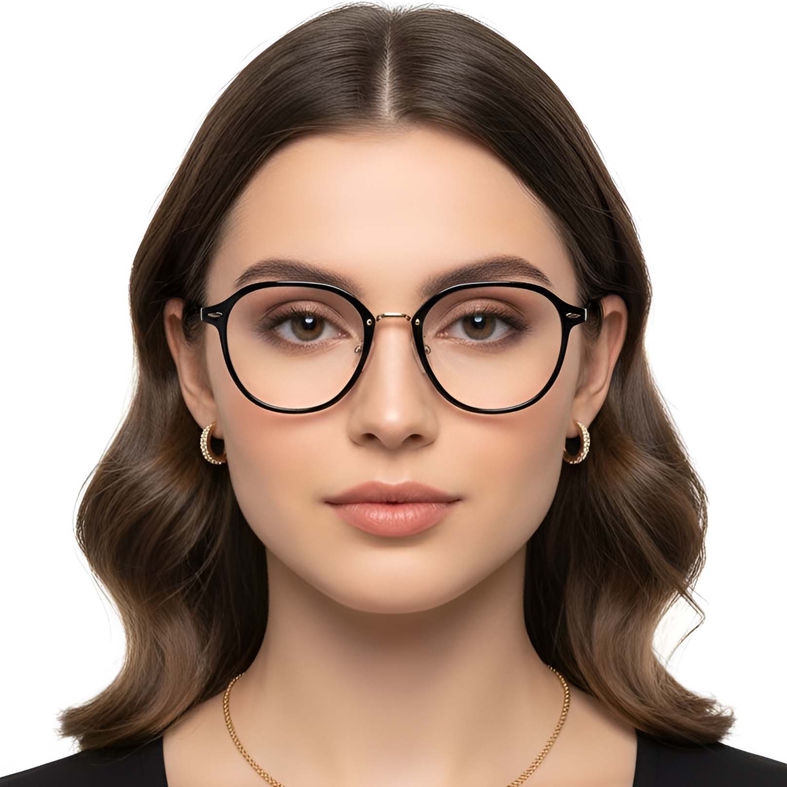 BS0423-0234_Black_Geometric_TR90_Glasses_model