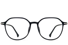BS0423-0239_Black_Geometric_TR90_Glasses_front