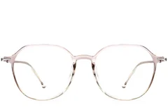 BS0423-0242_Pink_Geometric_TR90_Glasses_front