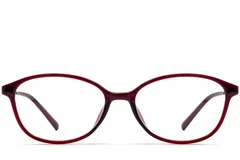 BS0423-0249_Red_Oval_TR90_Glasses_front