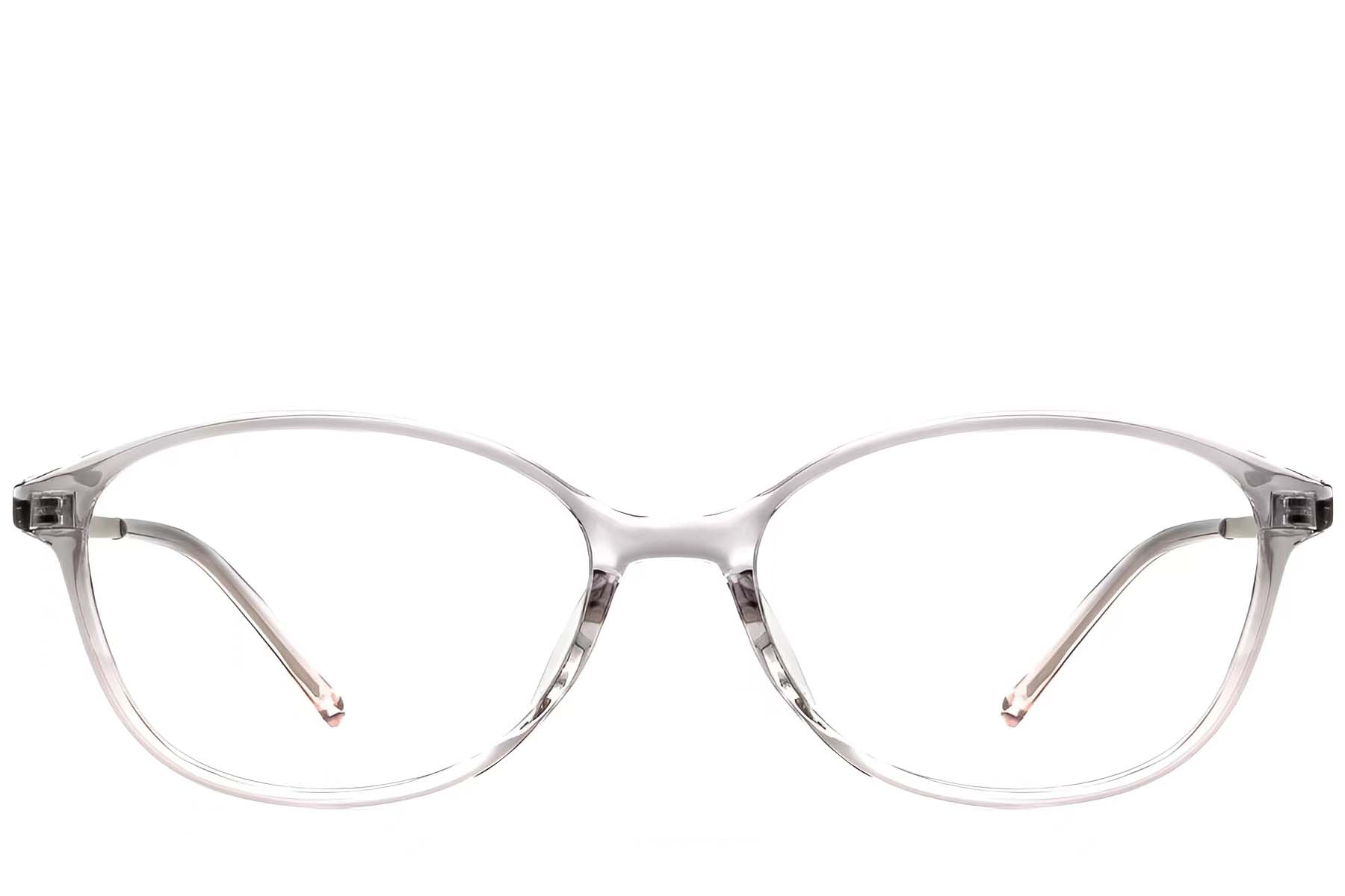 BS0423-0251_Grey_Oval_TR90_Glasses_front