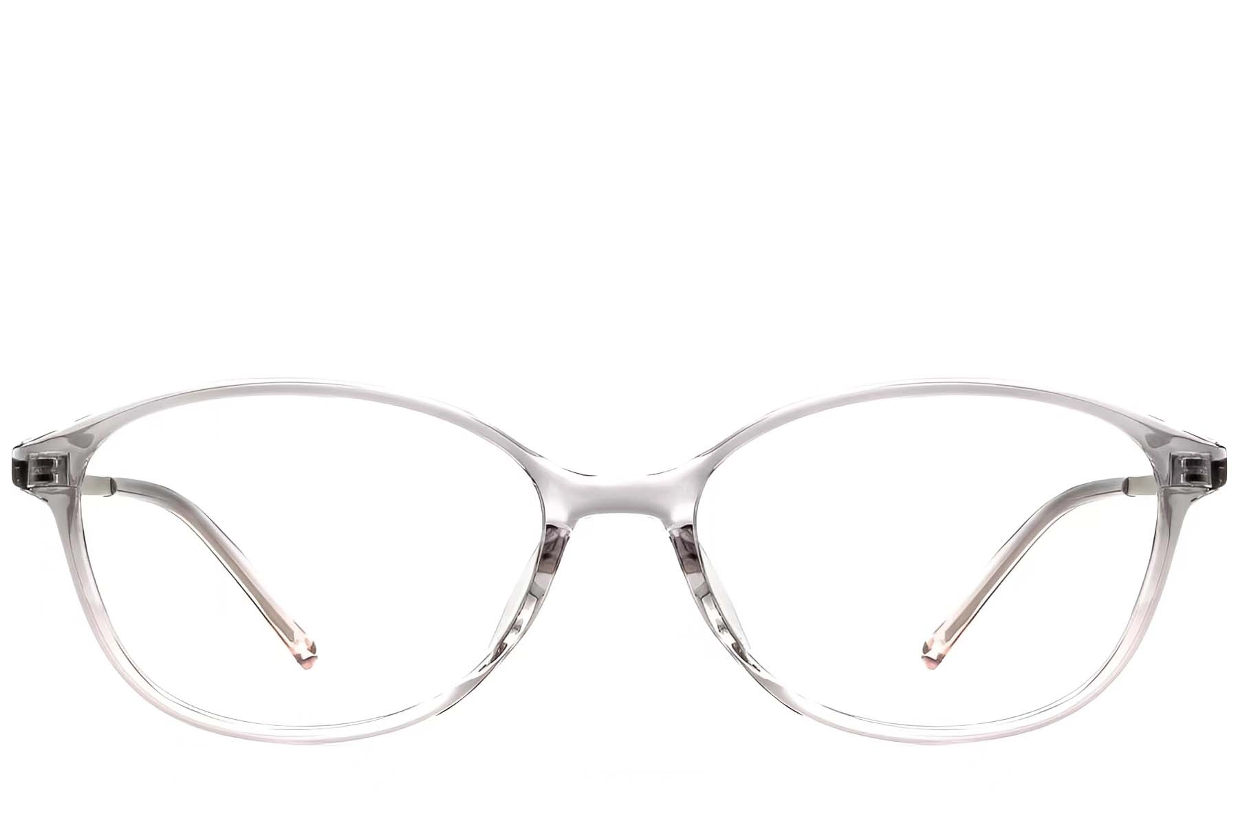 BS0423-0251_Grey_Oval_TR90_Glasses_front
