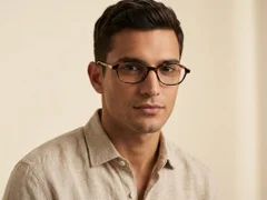 Oval Tortoiseshell TR90 Glasses #BS0423-0259
