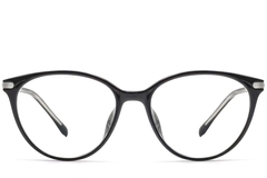 BS0423-0265_Black_Oval_TR90_Glasses_front