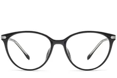 BS0423-0265_Black_Oval_TR90_Glasses_front