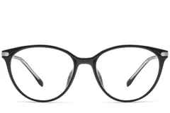 BS0423-0265_Black_Oval_TR90_Glasses_front