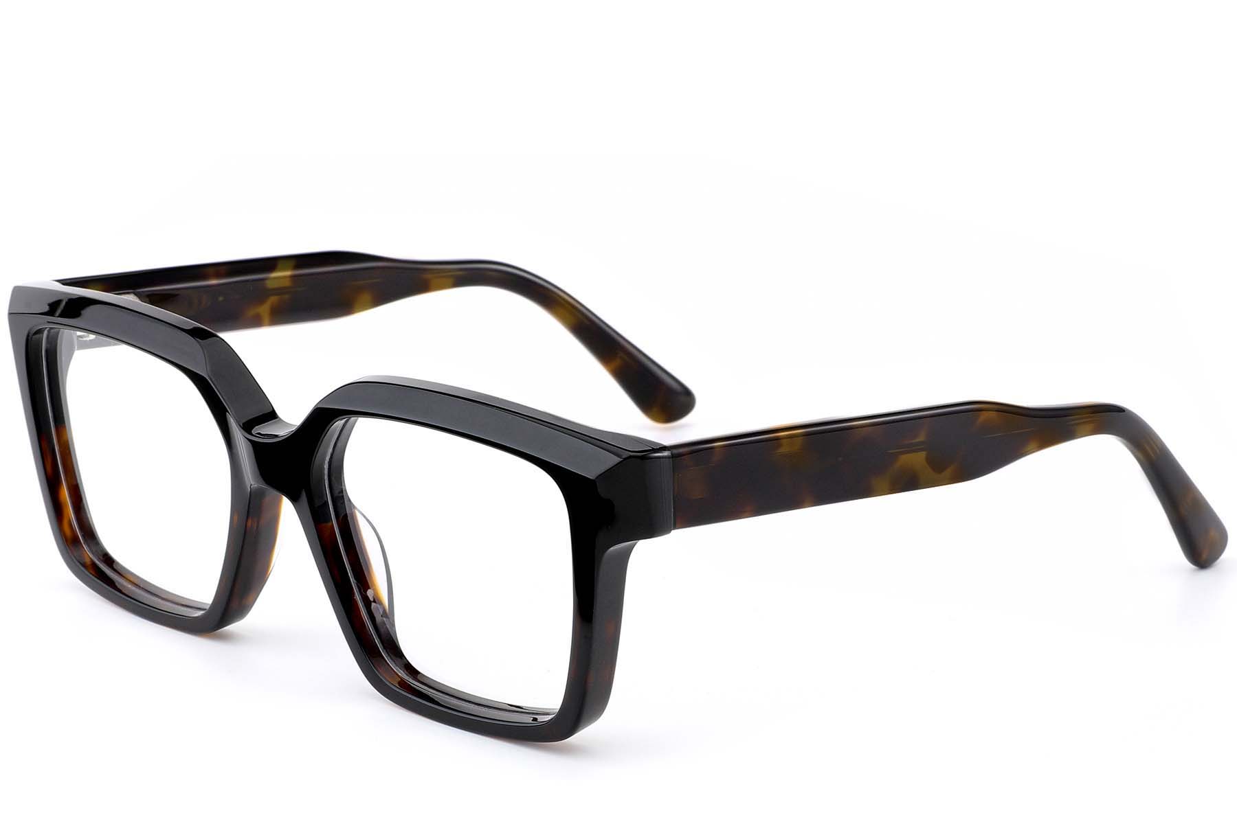 BS0522-0027_Black_Rectangular_Acetate_Glasses_corner