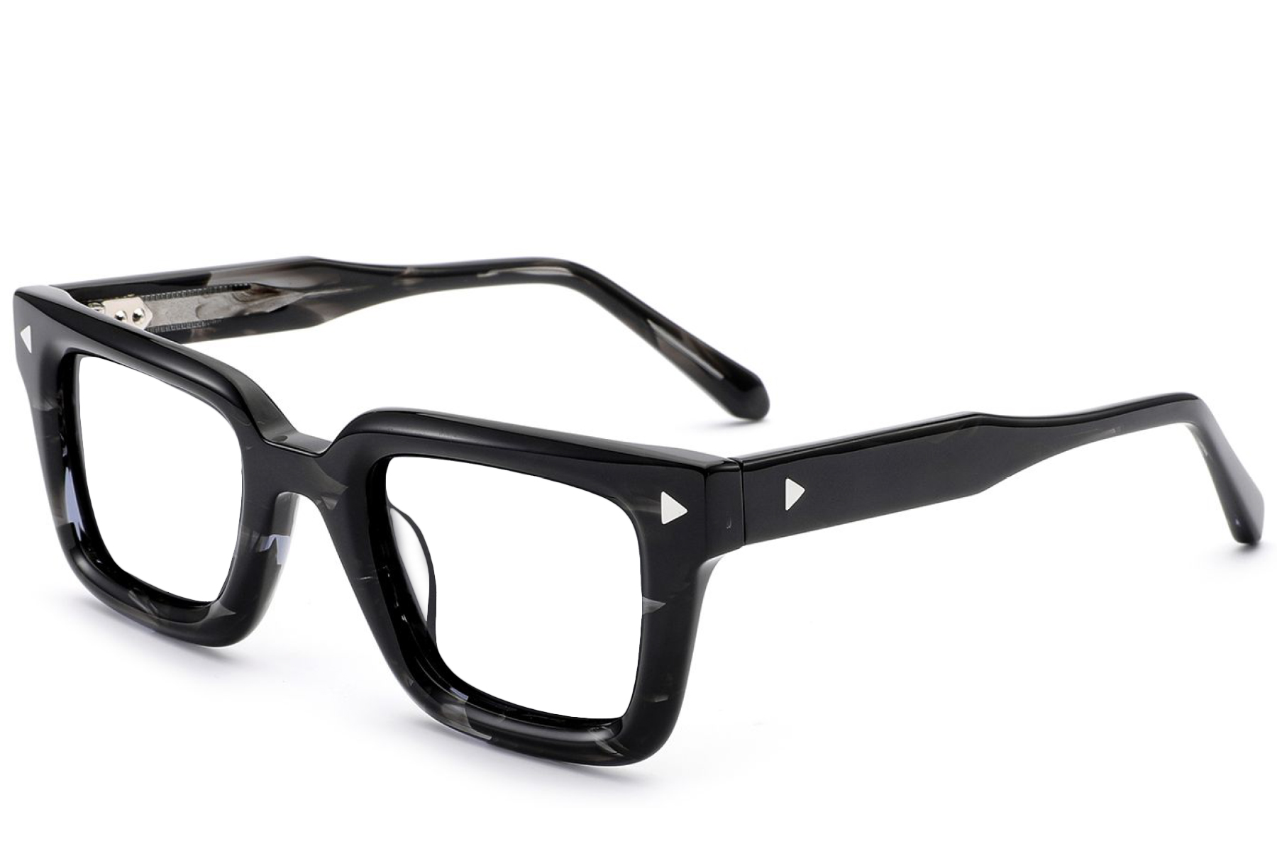 Rectangular Pattern Acetate Glasses #BS0522-0048