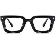 BS0522-0048_Pattern_Rectangular_Acetate_Glasses_front