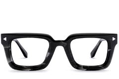 BS0522-0048_Pattern_Rectangular_Acetate_Glasses_front