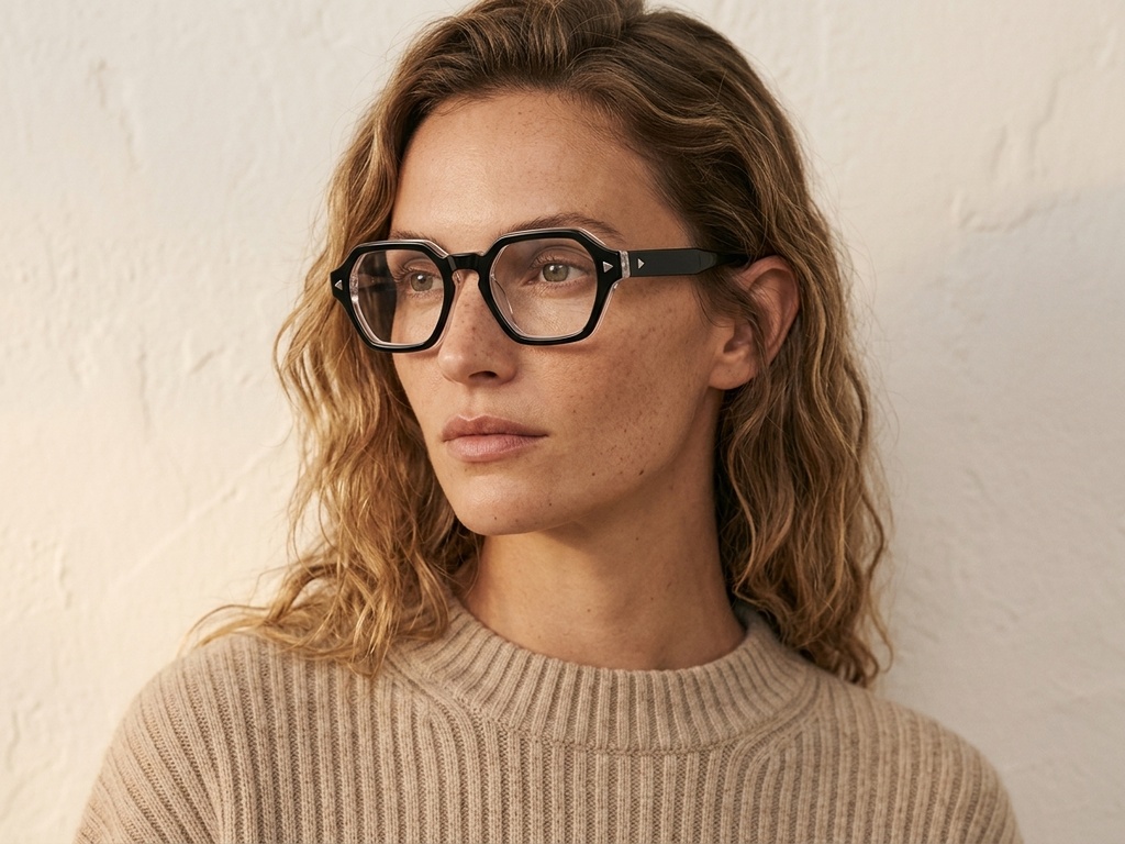 BS0522-0053_Black_Geometric_Acetate_Glasses_corner-tryon_female