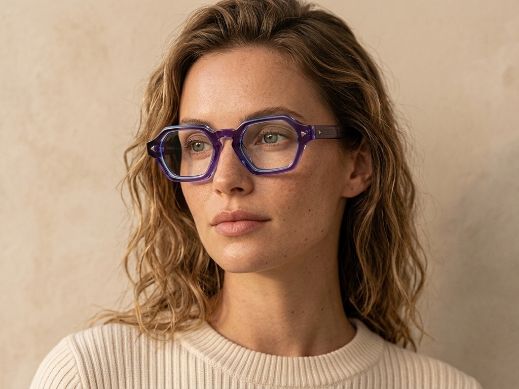 BS0522-0054_Purple_Geometric_Acetate_Glasses_corner-tryon_female