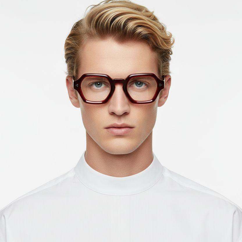 BS0522-0055_Red_Geometric_Acetate_Glasses_model