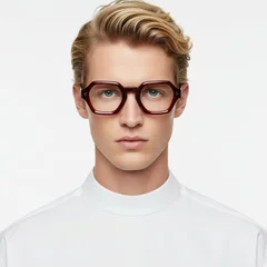 BS0522-0055_Red_Geometric_Acetate_Glasses_model