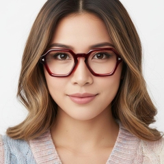 BS0522-0055_Red_Geometric_Acetate_Glasses_model