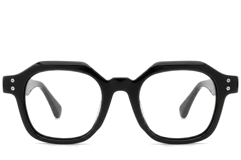BS0522-0057_Black_Rectangular_Acetate_Glasses_corner-front