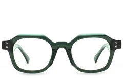 BS0522-0059_Green_Rectangular_Acetate_Glasses_front
