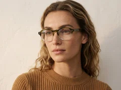 Oval Pattern Acetate Glasses #BS0522-0066